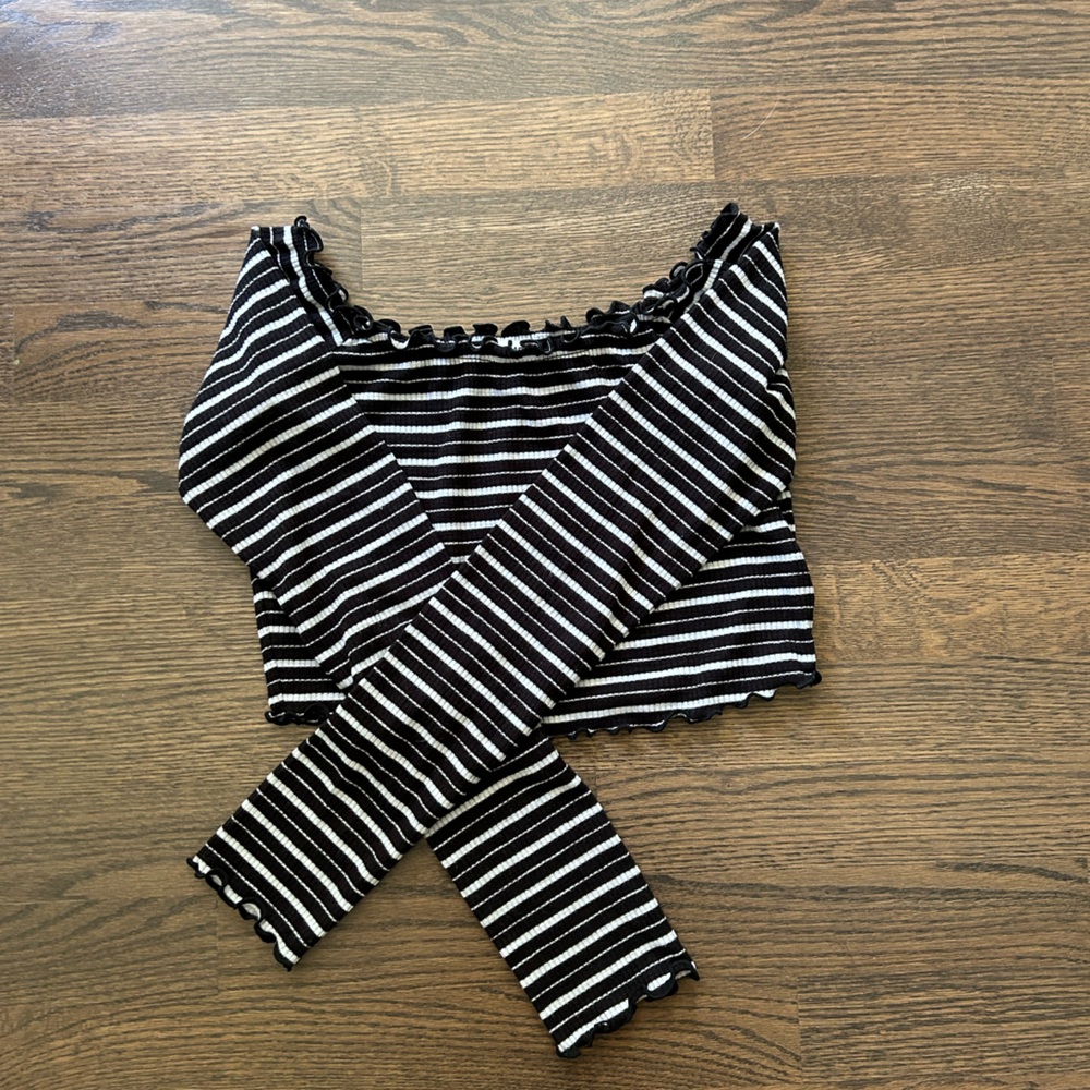 👕2 for 18$👕| Striped Crop Top from Garage